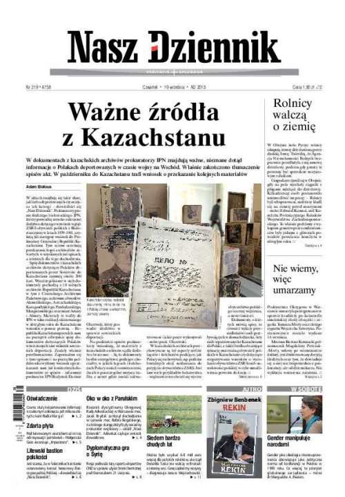 Nasz Dziennik z dnia 19.09.2013 wydanie PDF