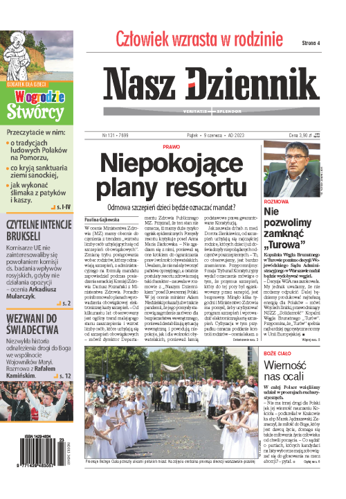 Nasz Dziennik z dnia 09.06.2023 wydanie PDF