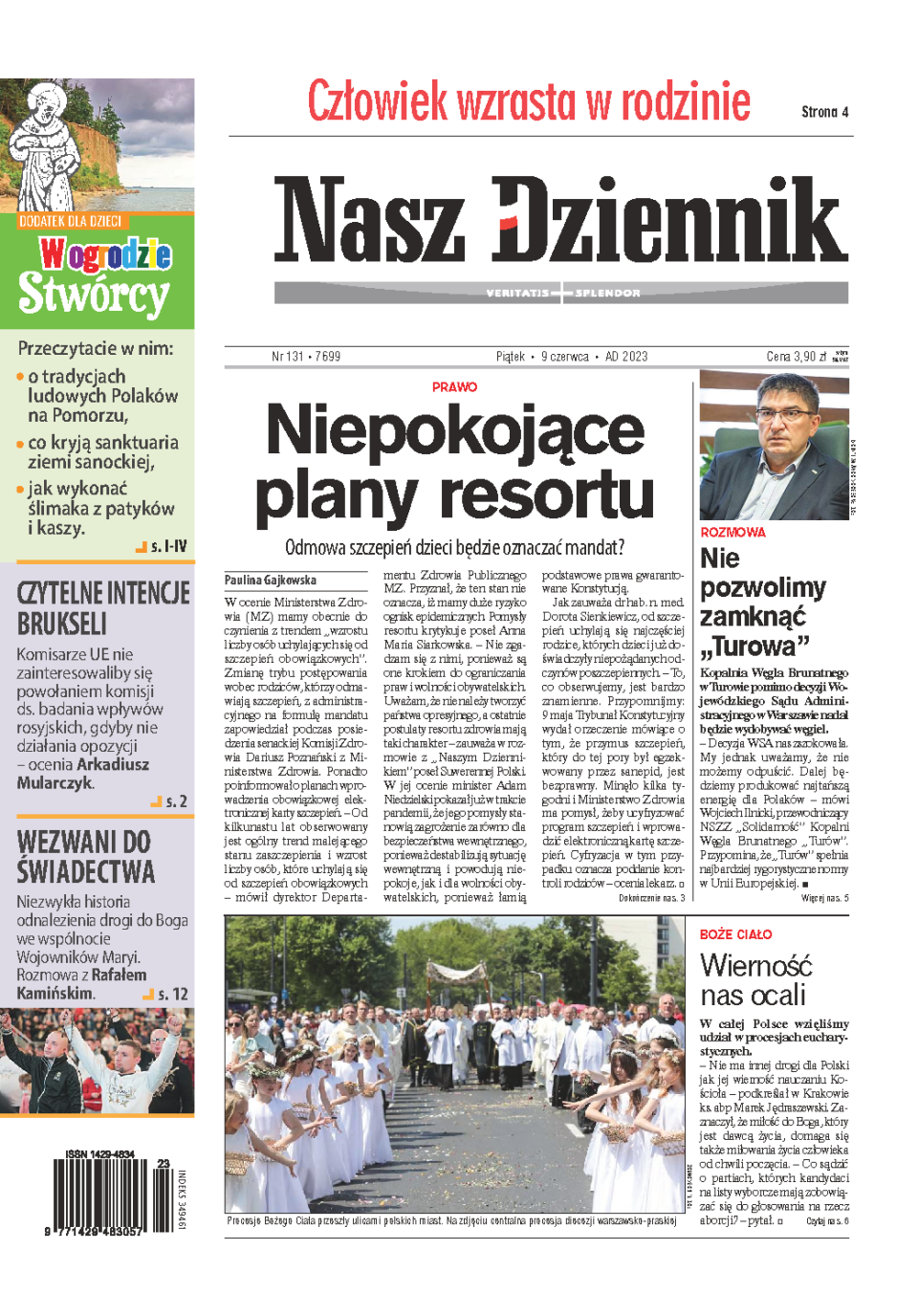 Nasz Dziennik z dnia 09.06.2023 wydanie PDF