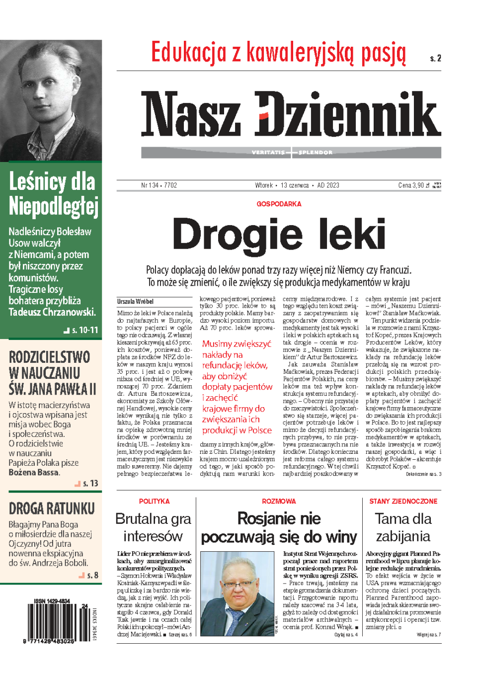 Nasz Dziennik z dnia 13.06.2023 wydanie PDF