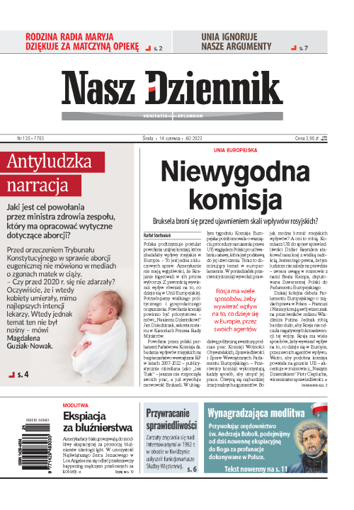 Nasz Dziennik z dnia 14.06.2023 wydanie PDF