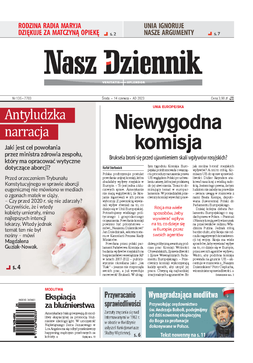 Nasz Dziennik z dnia 14.06.2023 wydanie PDF