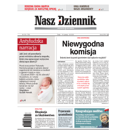 Nasz Dziennik z dnia 14.06.2023 wydanie PDF