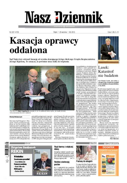 Nasz Dziennik z dnia 20.09.2013 wydanie PDF