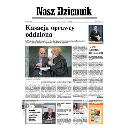 Nasz Dziennik z dnia 20.09.2013 wydanie PDF