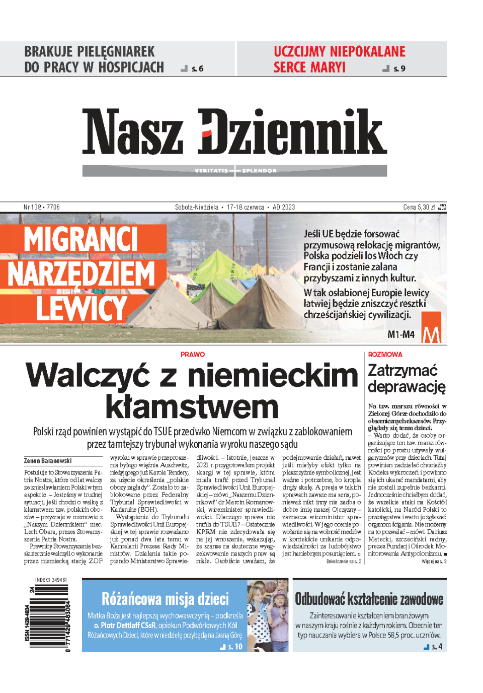 Nasz Dziennik z dnia 17.06.2023 wydanie PDF