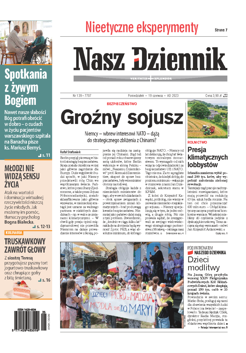 Nasz Dziennik z dnia 19.06.2023 wydanie PDF