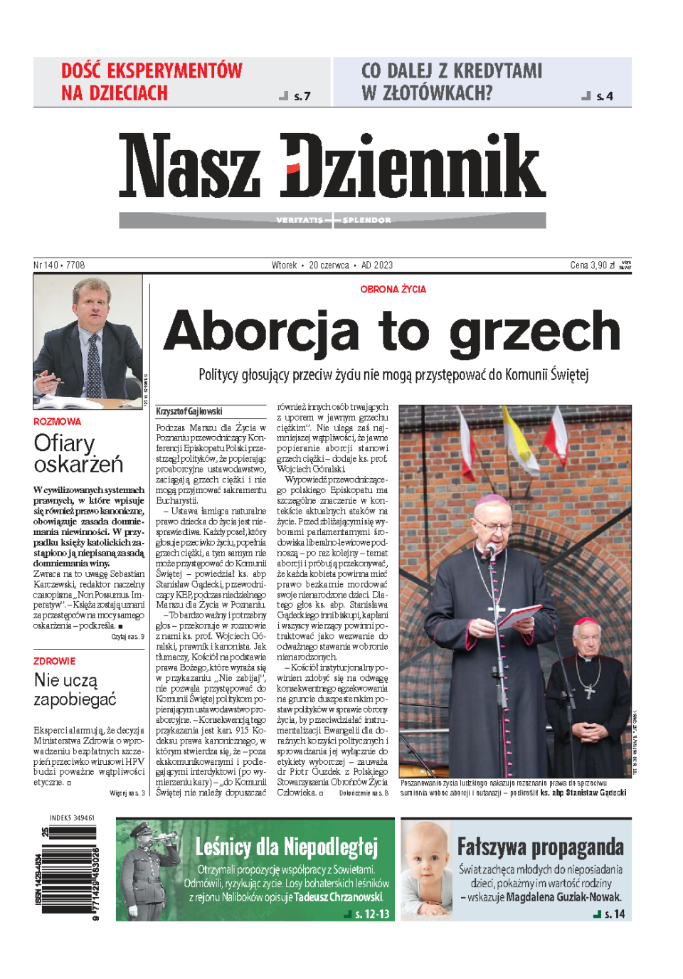 Nasz Dziennik z dnia 20.06.2023 wydanie PDF