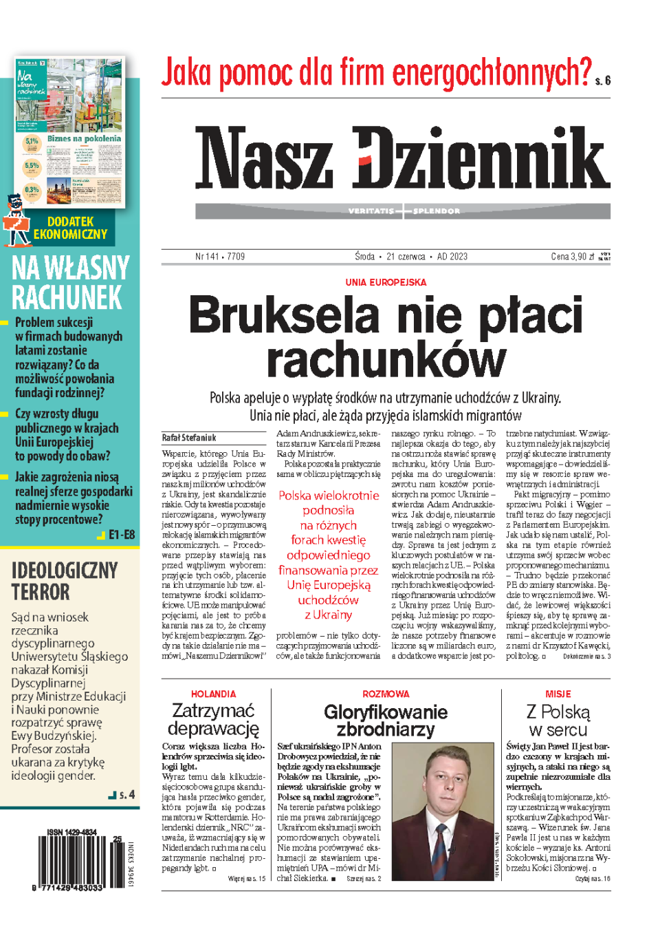 Nasz Dziennik z dnia 21.06.2023 wydanie PDF