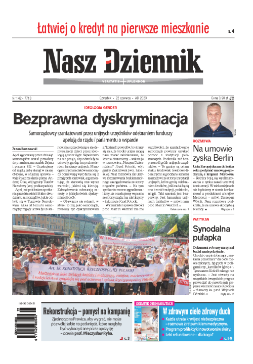 Nasz Dziennik z dnia 22.06.2023 wydanie PDF