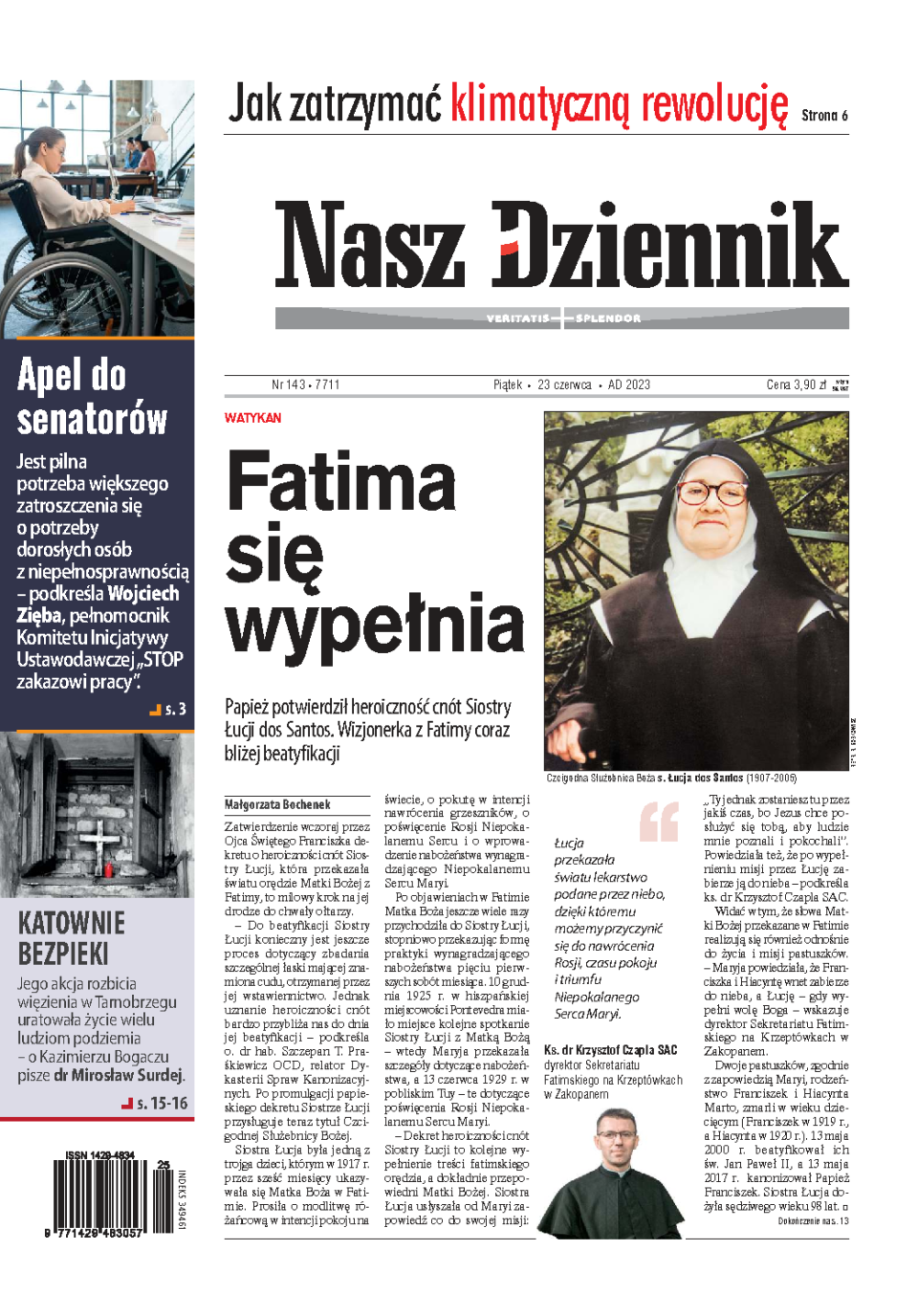 Nasz Dziennik z dnia 23.06.2023 wydanie PDF