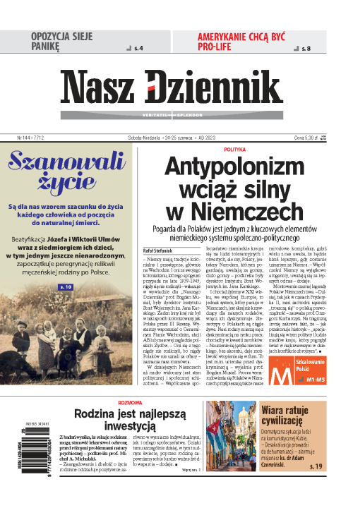 Nasz Dziennik z dnia 24.06.2023 wydanie PDF