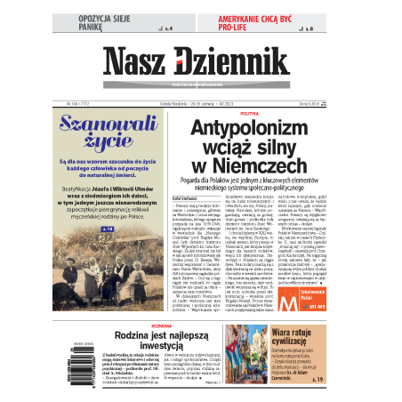 Nasz Dziennik z dnia 24.06.2023 wydanie PDF