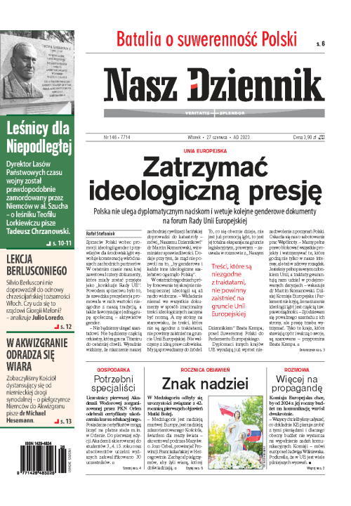 Nasz Dziennik z dnia 27.06.2023 wydanie PDF