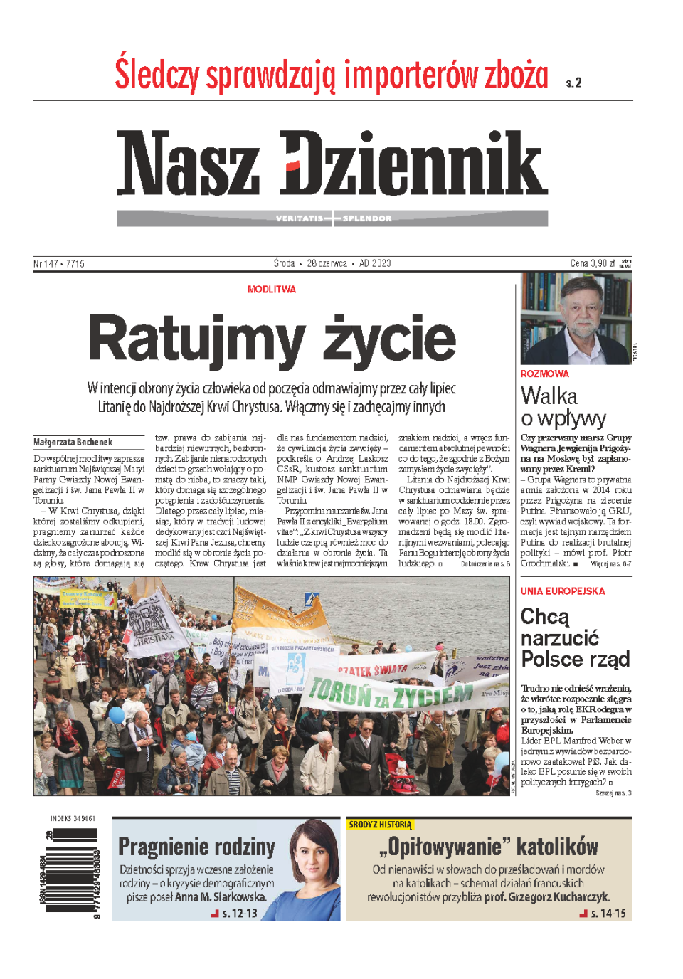 Nasz Dziennik z dnia 28.06.2023 wydanie PDF