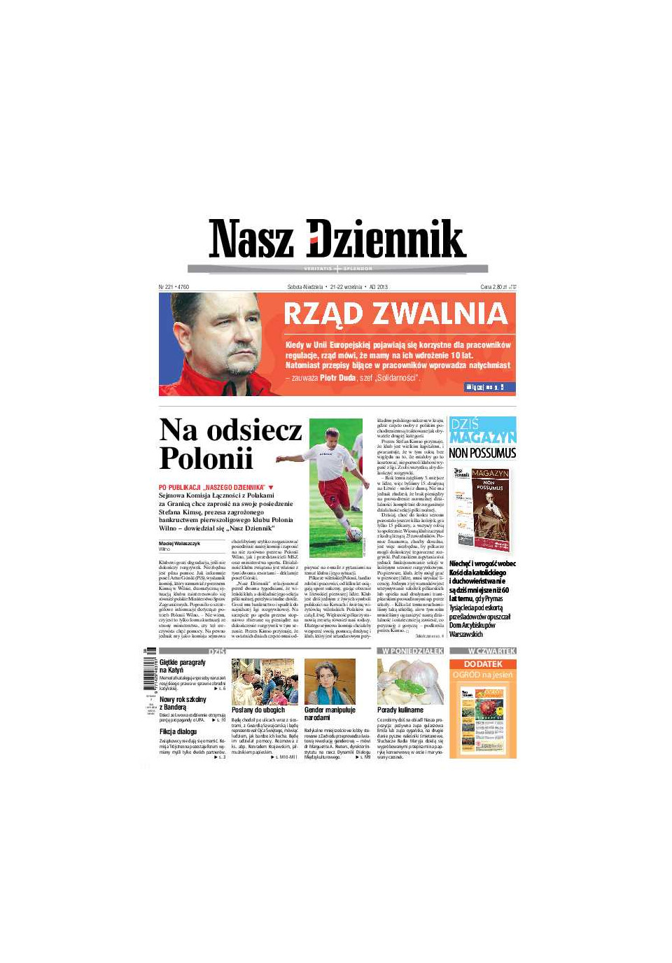 Nasz Dziennik z dnia 21.09.2013 wydanie PDF