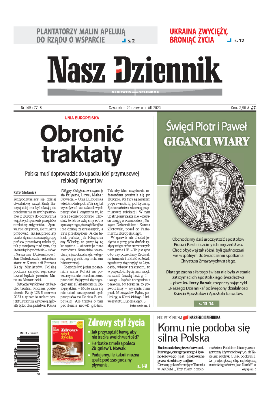 Nasz Dziennik z dnia 29.06.2023 wydanie PDF