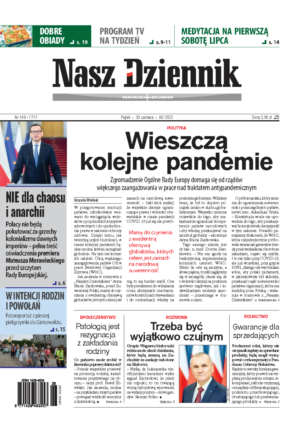 Nasz Dziennik z dnia 30.06.2023 wydanie PDF