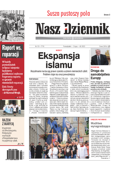 Nasz Dziennik z dnia 03.07.2023 wydanie PDF