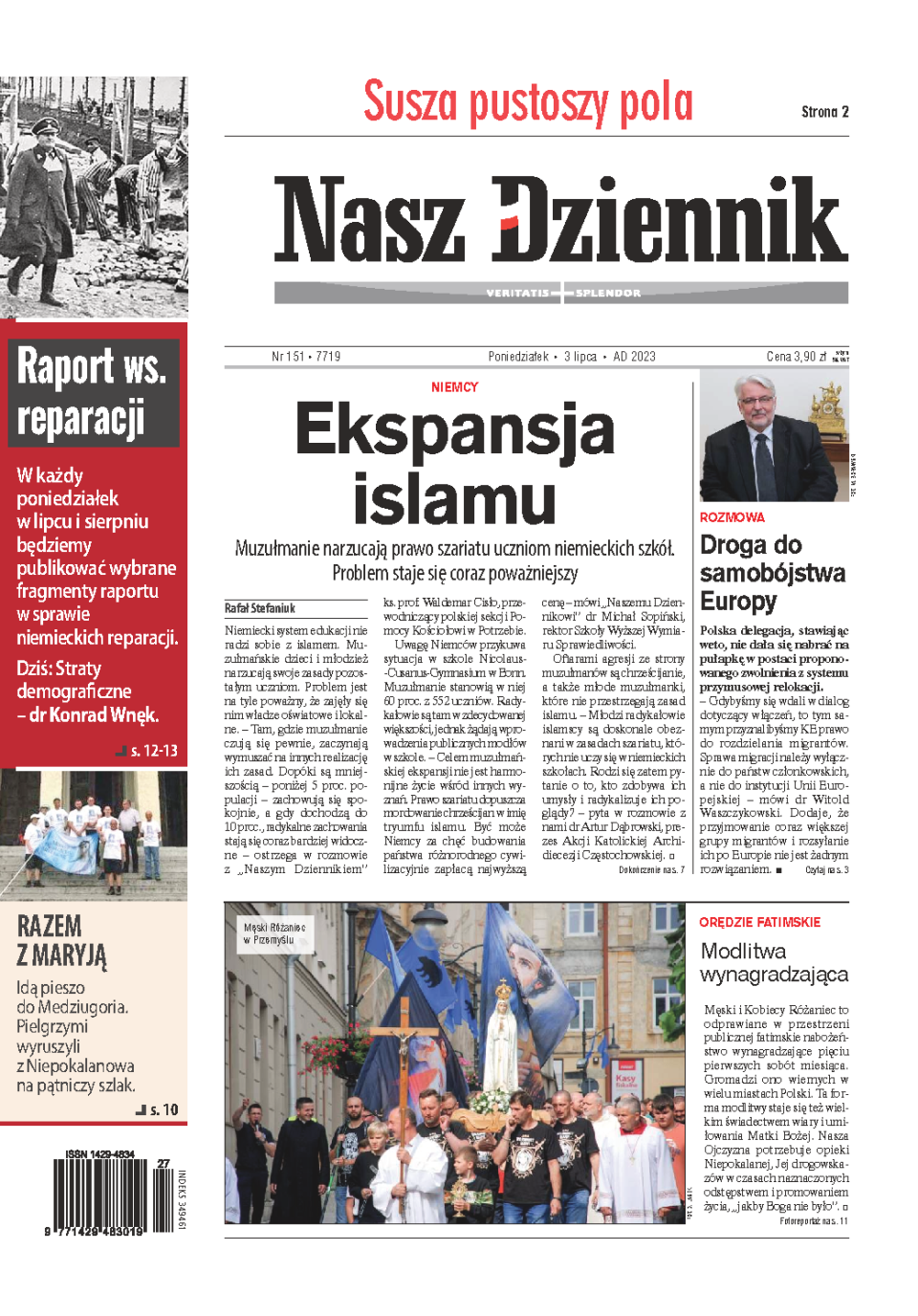 Nasz Dziennik z dnia 03.07.2023 wydanie PDF