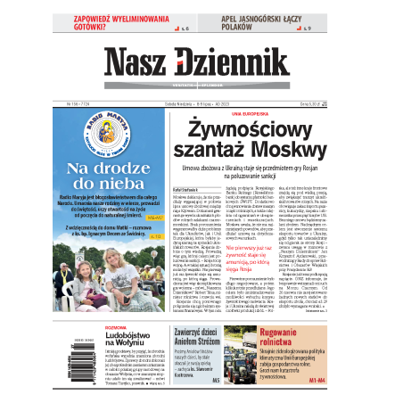 Nasz Dziennik z dnia 08.07.2023 wydanie PDF