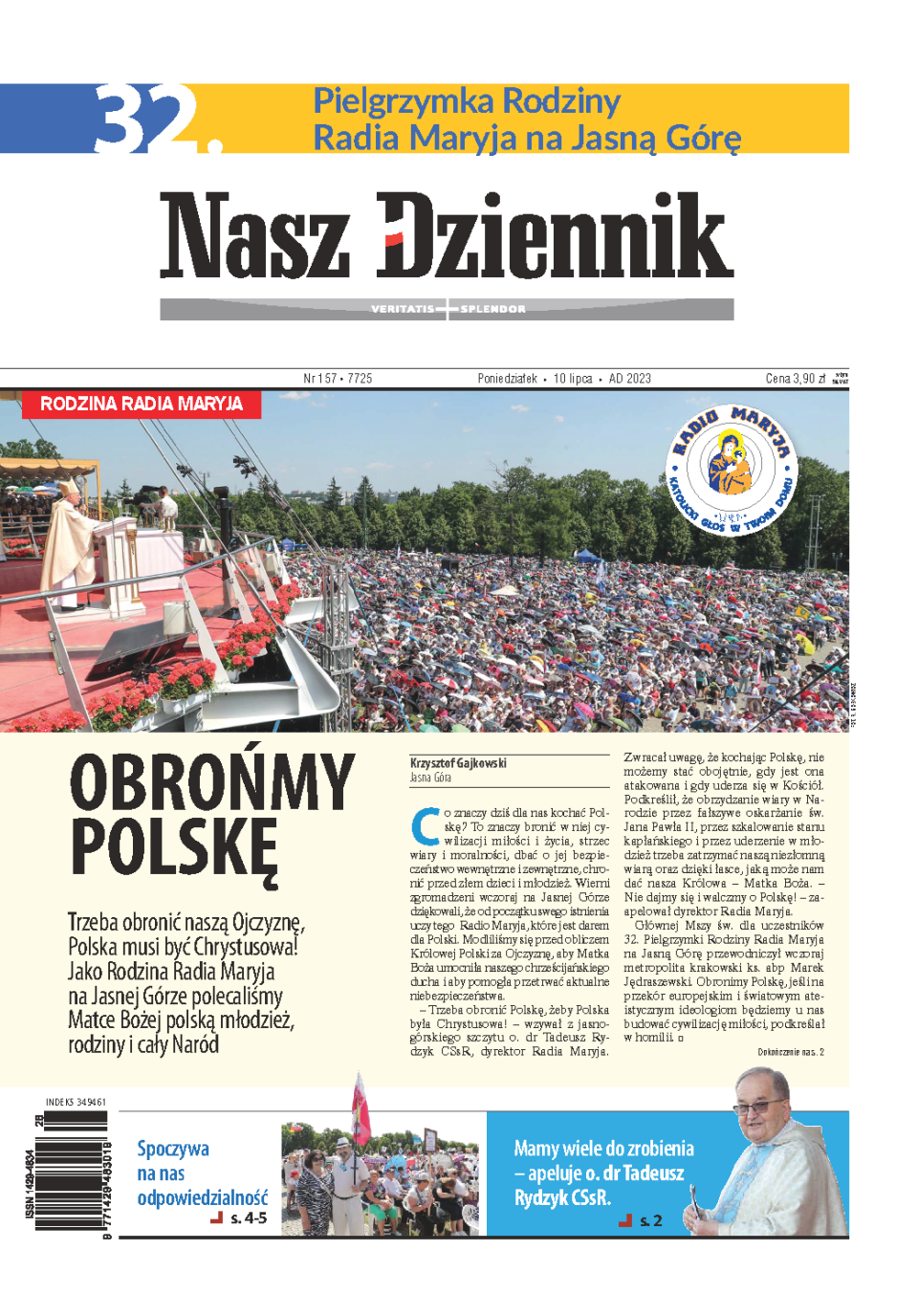 Nasz Dziennik z dnia 10.07.2023 wydanie PDF