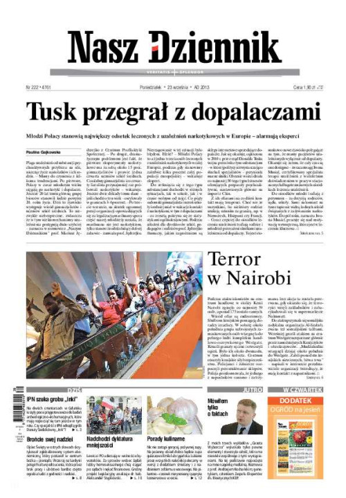 Nasz Dziennik z dnia 23.09.2013 wydanie PDF