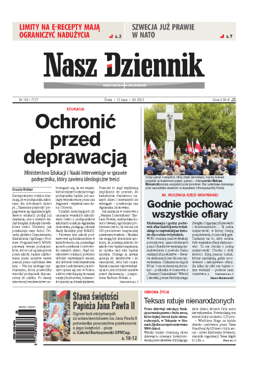 Nasz Dziennik z dnia 12.07.2023 wydanie PDF