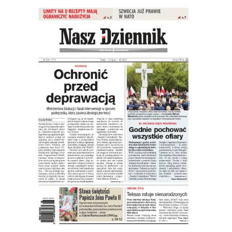 Nasz Dziennik z dnia 12.07.2023 wydanie PDF