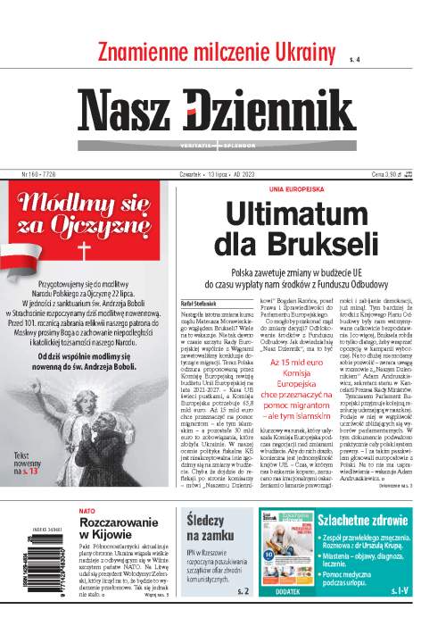 Nasz Dziennik z dnia 13.07.2023 wydanie PDF