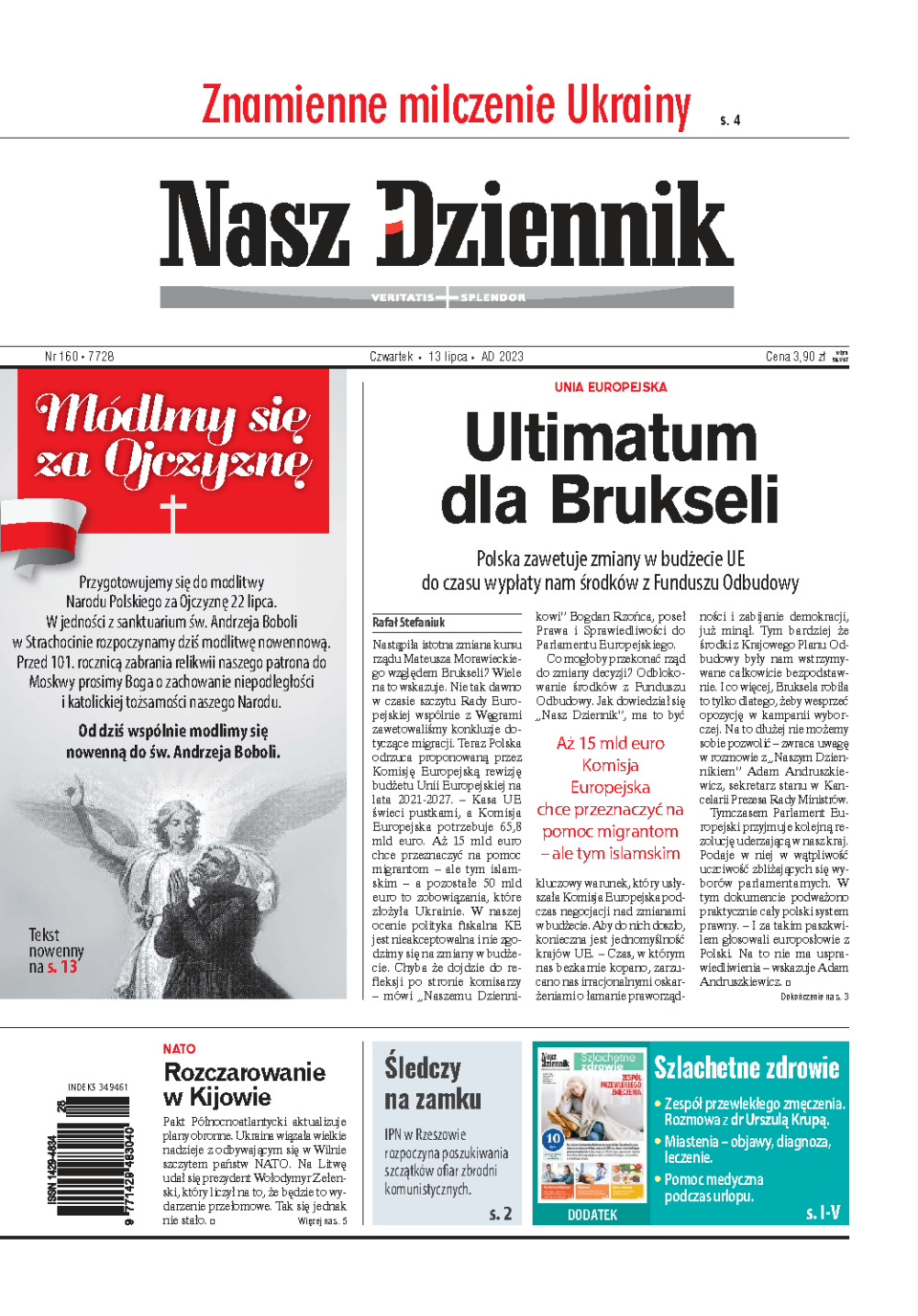Nasz Dziennik z dnia 13.07.2023 wydanie PDF
