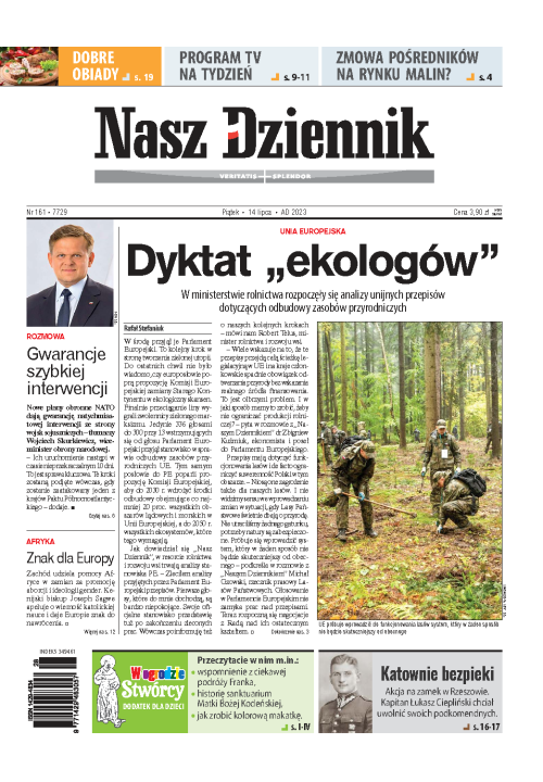 Nasz Dziennik z dnia 14.07.2023 wydanie PDF