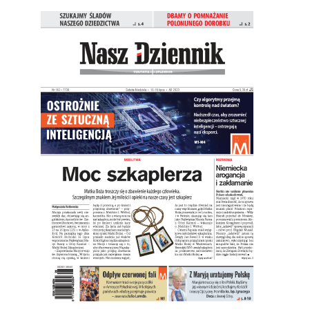 Nasz Dziennik z dnia 15.07.2023 wydanie PDF