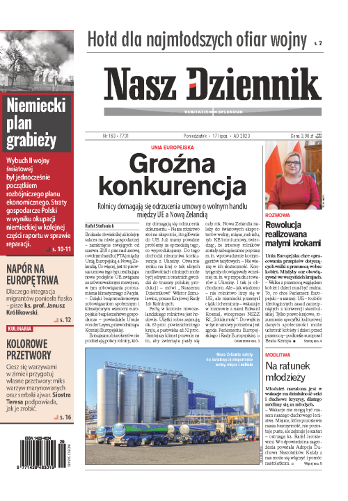 Nasz Dziennik z dnia 17.07.2023 wydanie PDF