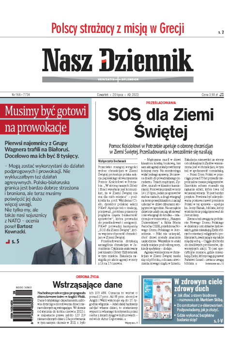 Nasz Dziennik z dnia 20.07.2023 wydanie PDF