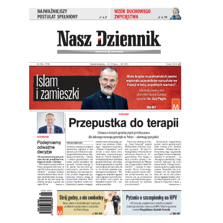 Nasz Dziennik z dnia 22.07.2023 wydanie PDF