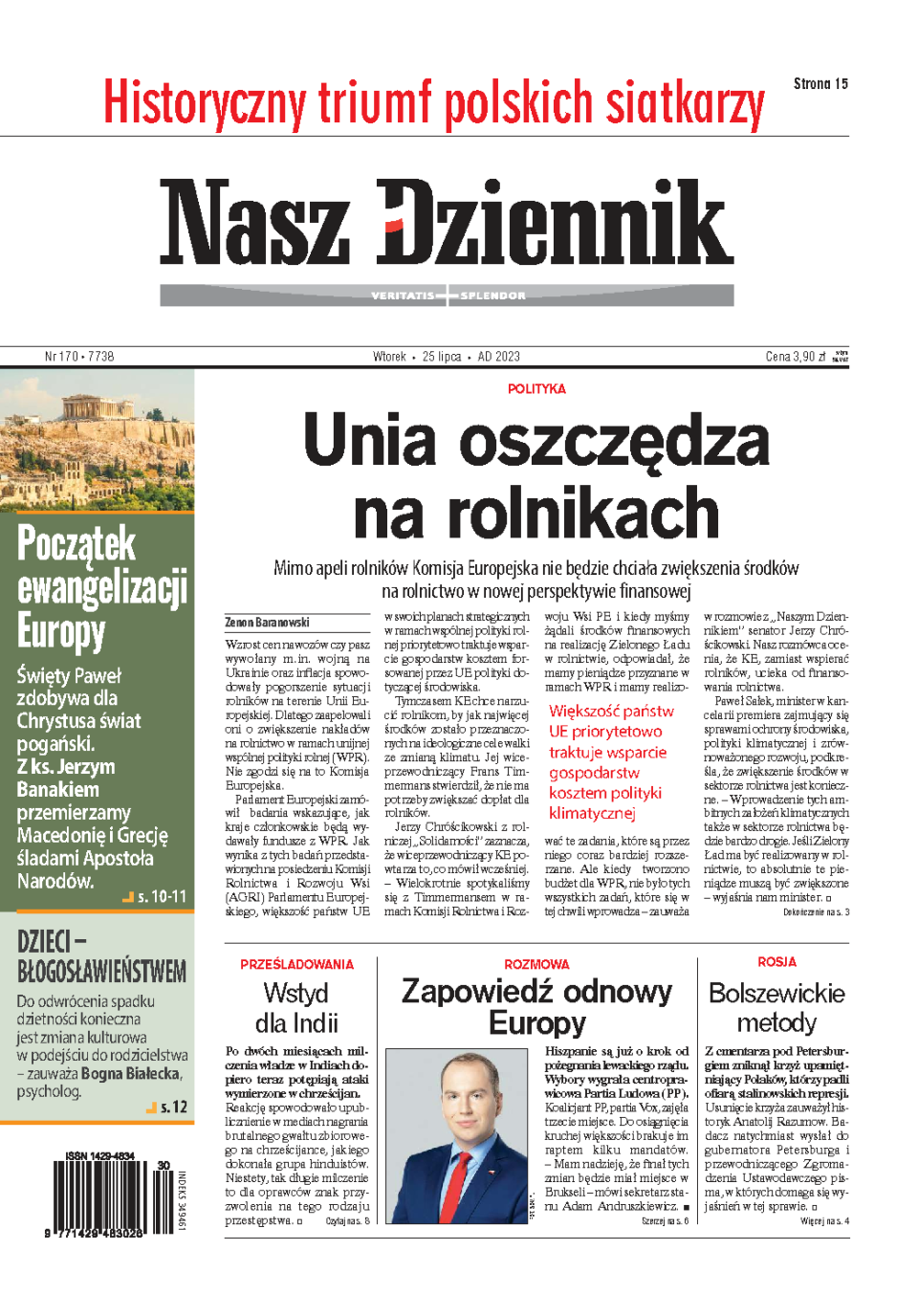 Nasz Dziennik z dnia 25.07.2023 wydanie PDF