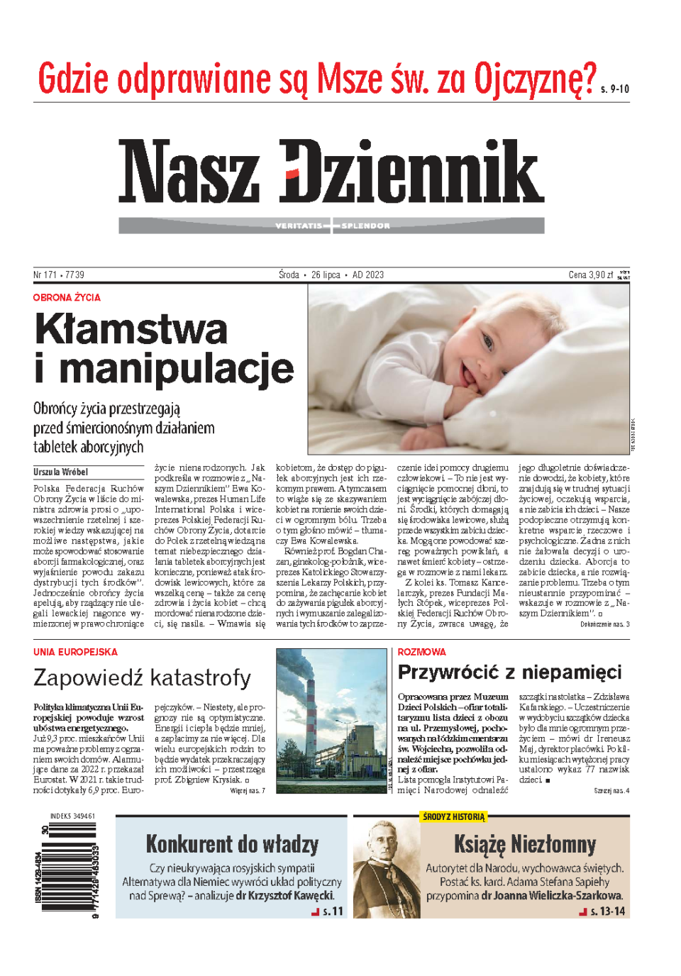 Nasz Dziennik z dnia 26.07.2023 wydanie PDF
