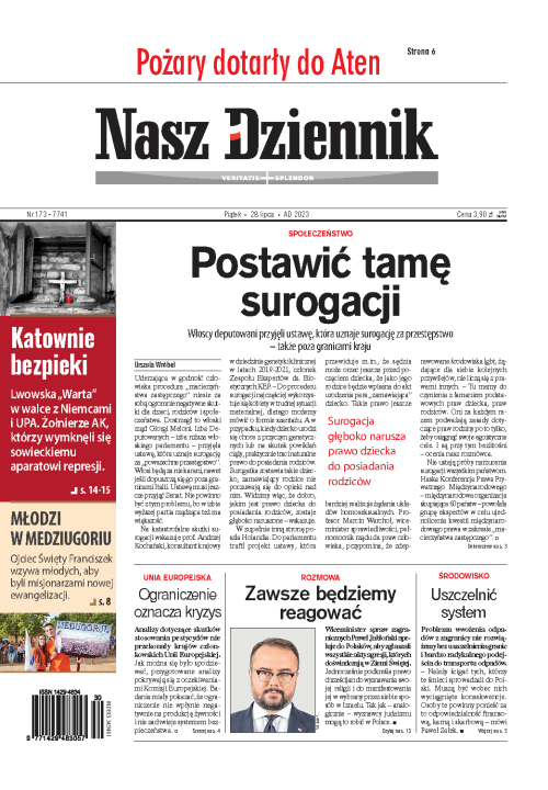 Nasz Dziennik z dnia 28.07.2023 wydanie PDF
