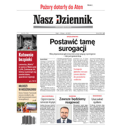 Nasz Dziennik z dnia 28.07.2023 wydanie PDF