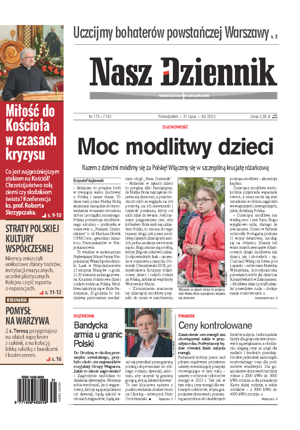 Nasz Dziennik z dnia 31.07.2023 wydanie PDF