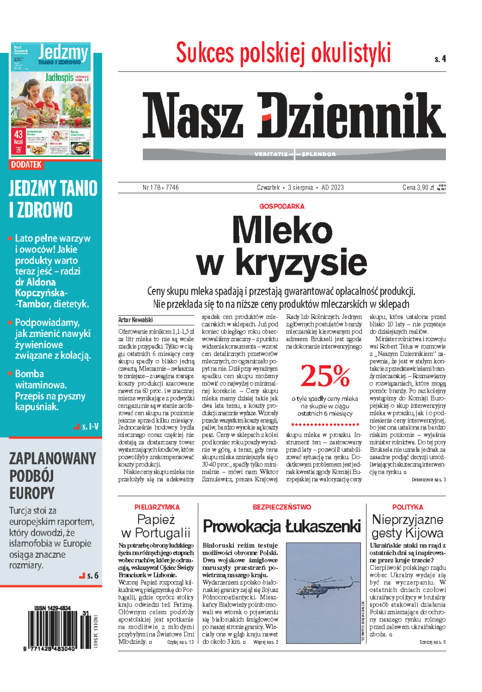 Nasz Dziennik z dnia 03.08.2023 wydanie PDF