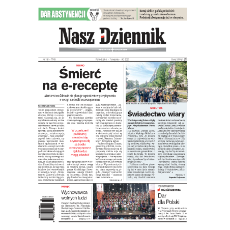 Nasz Dziennik z dnia 07.08.2023 wydanie PDF