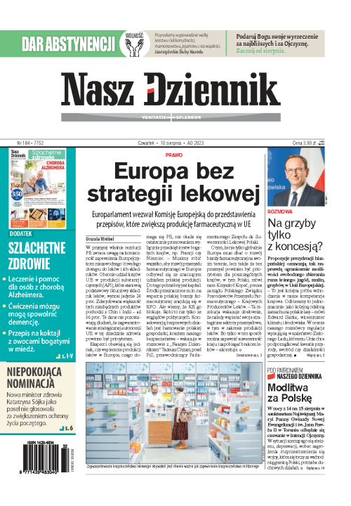 Nasz Dziennik z dnia 10.08.2023 wydanie PDF