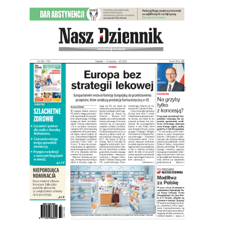 Nasz Dziennik z dnia 10.08.2023 wydanie PDF