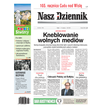 Nasz Dziennik z dnia 11.08.2023 wydanie PDF