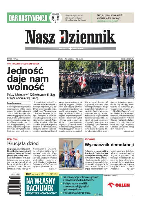 Nasz Dziennik z dnia 16.08.2023 wydanie PDF