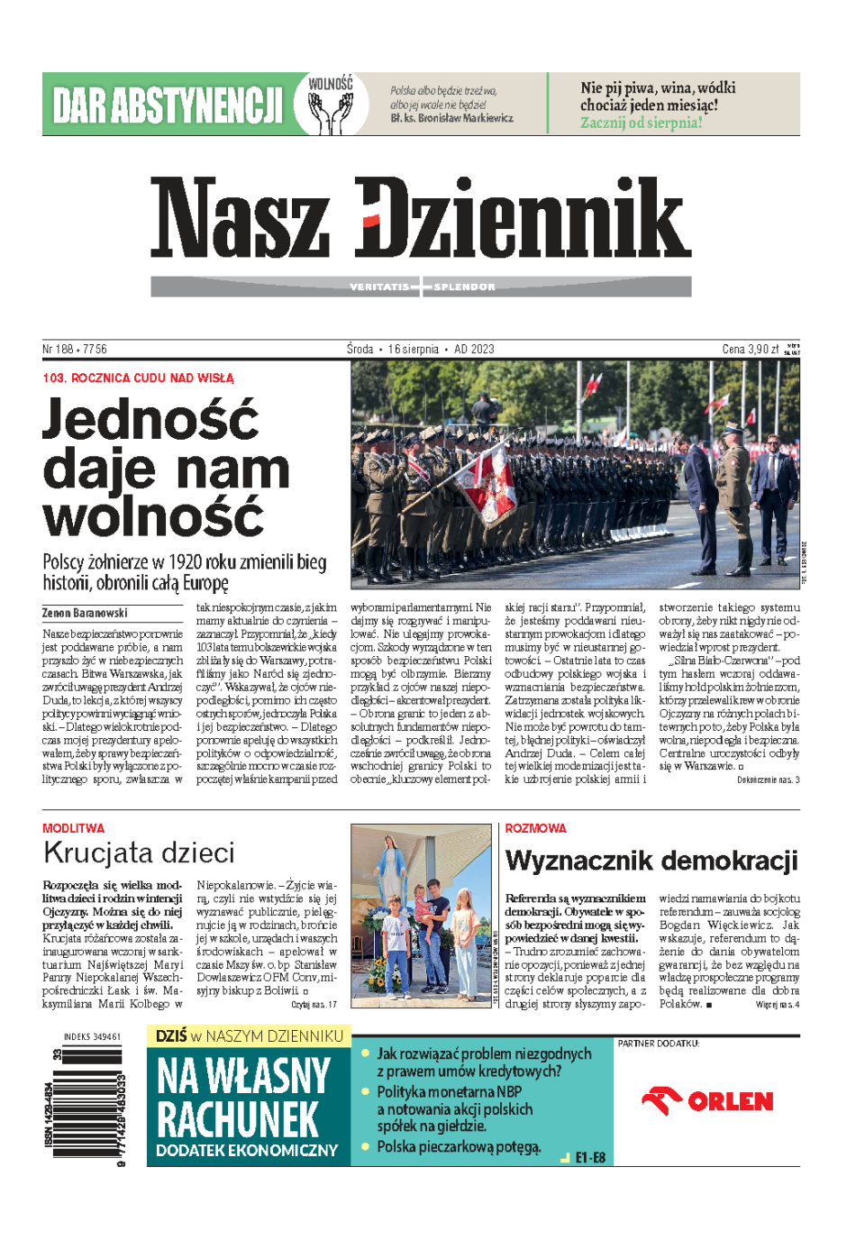 Nasz Dziennik z dnia 16.08.2023 wydanie PDF