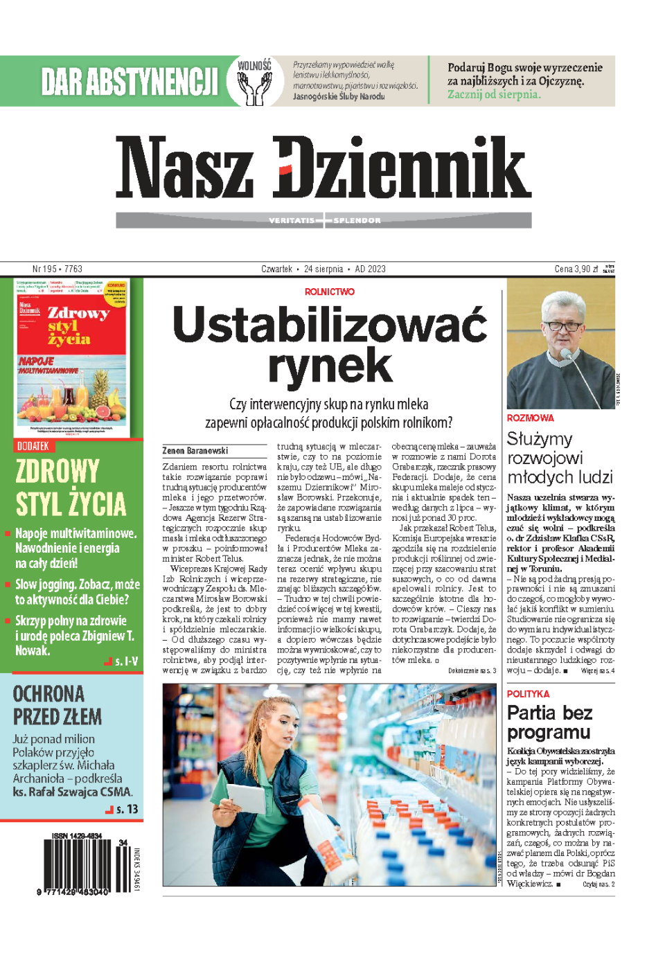 Nasz Dziennik z dnia 24.08.2023 wydanie PDF