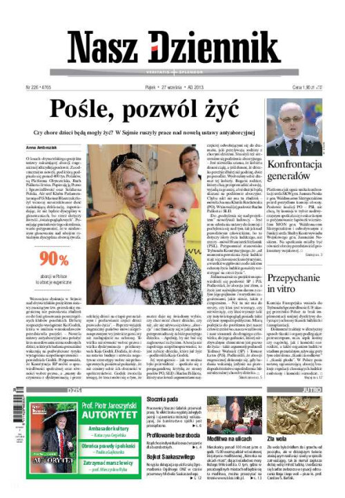 Nasz Dziennik z dnia 27.09.2013 wydanie PDF